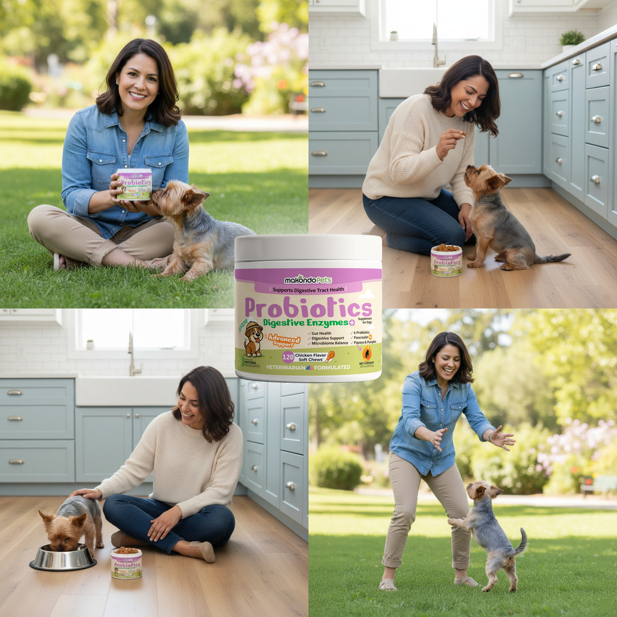 Dog Probiotics Digestive Enzymes | 120 Soft Chews